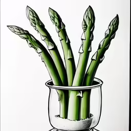 some green plants are in a glass