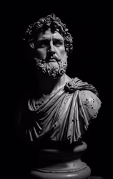 a bust of a roman politician that looks like he has no hands