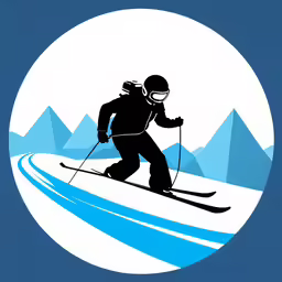 a man skiing down a hill on his skis