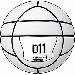 a basketball ball with numbers and the number 101,a basketball is shown on a white background