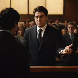 a young man being offered from another young man
