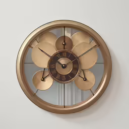 a clock has four circles on it as well as one circle