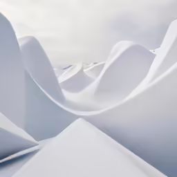 some very white mounds of snow on a sunny day