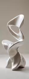 a metal sculpture sitting on top of a counter
