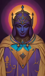 a picture of a person in an elaborate attire