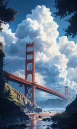 a beautiful image of the golden gate bridge in california