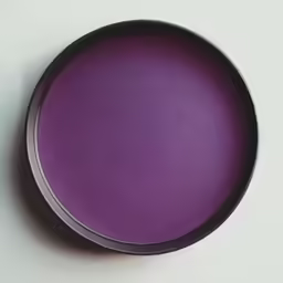 a pan with a purple substance inside