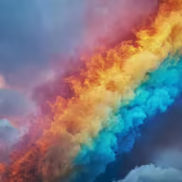 this is a picture of an amazing multi colored cloud
