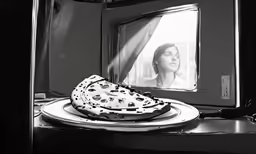 a pair of shoes sitting on top of a counter