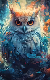 a bird with brown eyes is on display
