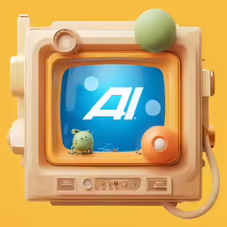 an old tv with the word 4d on it