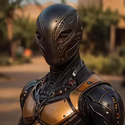 an iron man in full armor is posed