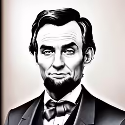 abraham lincoln digital art photograph photograph