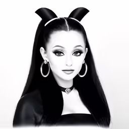 an image of a young girl wearing makeup