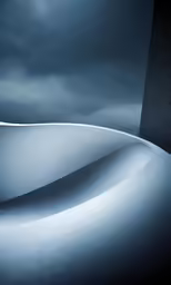an abstract photo of a white rock in the sky