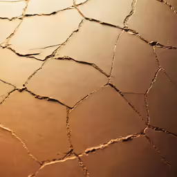 a closeup view of a cracked surface with no people