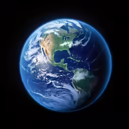 a satellite image of the earth, taken from space