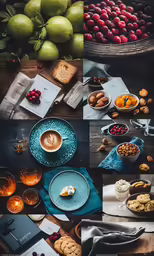 pictures of apples, walnuts and other fruit