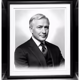 a man in a suit and tie with his hands on his hips