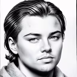 a young man wearing a towel and scarf