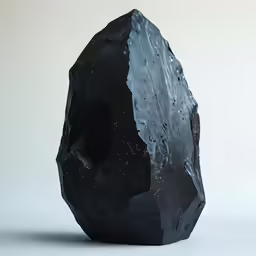 an abstract rock with black and gray layers
