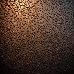 textured dark brown and yellow surface with light reflections