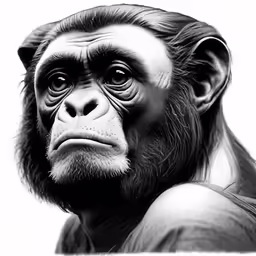 an animal is shown with black and white markings