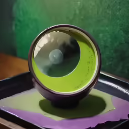 a bowl sitting on top of a plate on a table