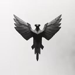 black and white photograph of a bird flying