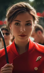 a beautiful woman holding a glass umbrella on top of her shoulder
