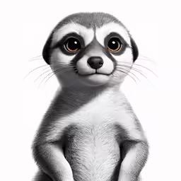 an animal that is looking at the camera