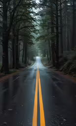 the yellow stripes on the road indicate that there is an important moment