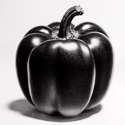 a black pepper on a white background