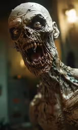 an image of a scary looking man with teeth