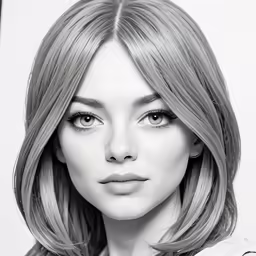 a woman with short hair wearing a shirt