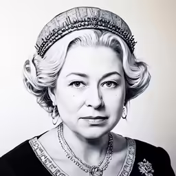a lady that is wearing some necklaces on her head