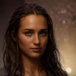 this is an old picture of a woman with long hair